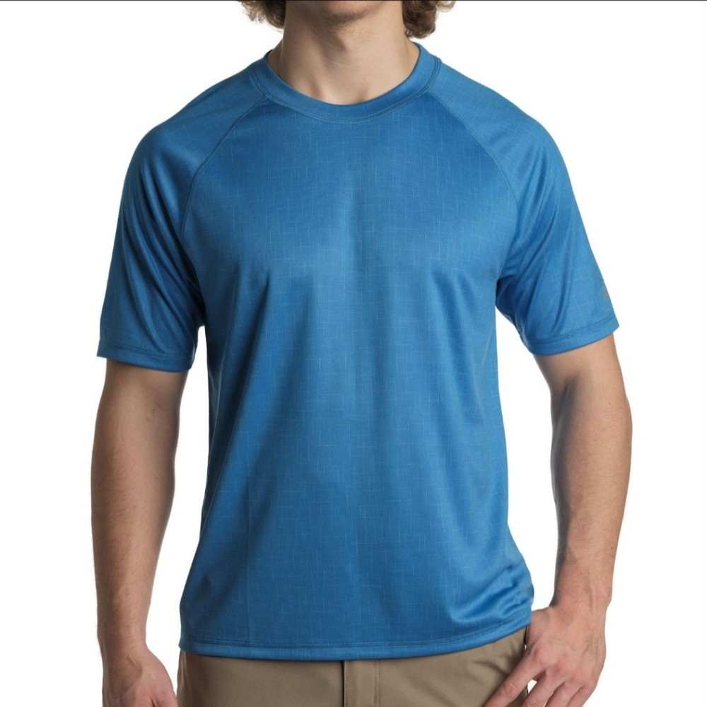 ZeroXposur Men's Vibrant Blue Short Sleeve Tee